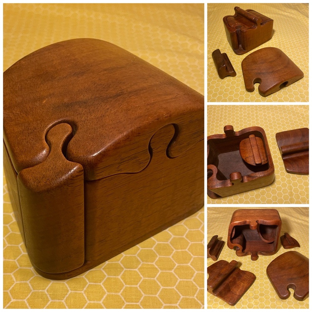 Vintage Buss Puzzle Box